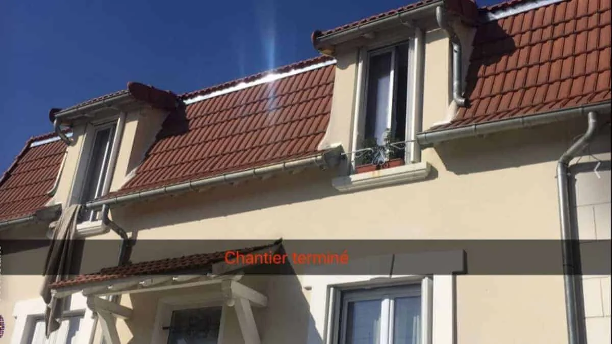 Rénovation toiture terminée — BS Couvreur Seine-et-Marne