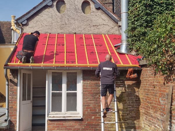 intervention sur toiture en cours en seine et marne